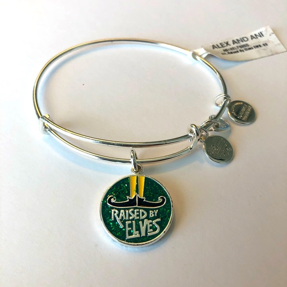 Alex and Ani Jewelry - Alex and Ani Elf Raised by Elves Bangle Shiny Silver Bangle Bracelet